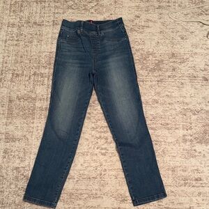 SPANX Women's Straight Leg Blue Jeans